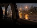 帰り道の車で静かに | Rain-Soft Car Window | Toddler Sleep Music