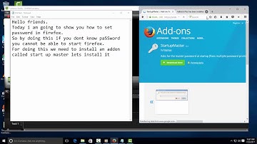 8 how to lock firefox browser with password