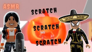 🙊[Roblox ASMR] Tapping & Scratching Leather 💤 | Halloween Tower