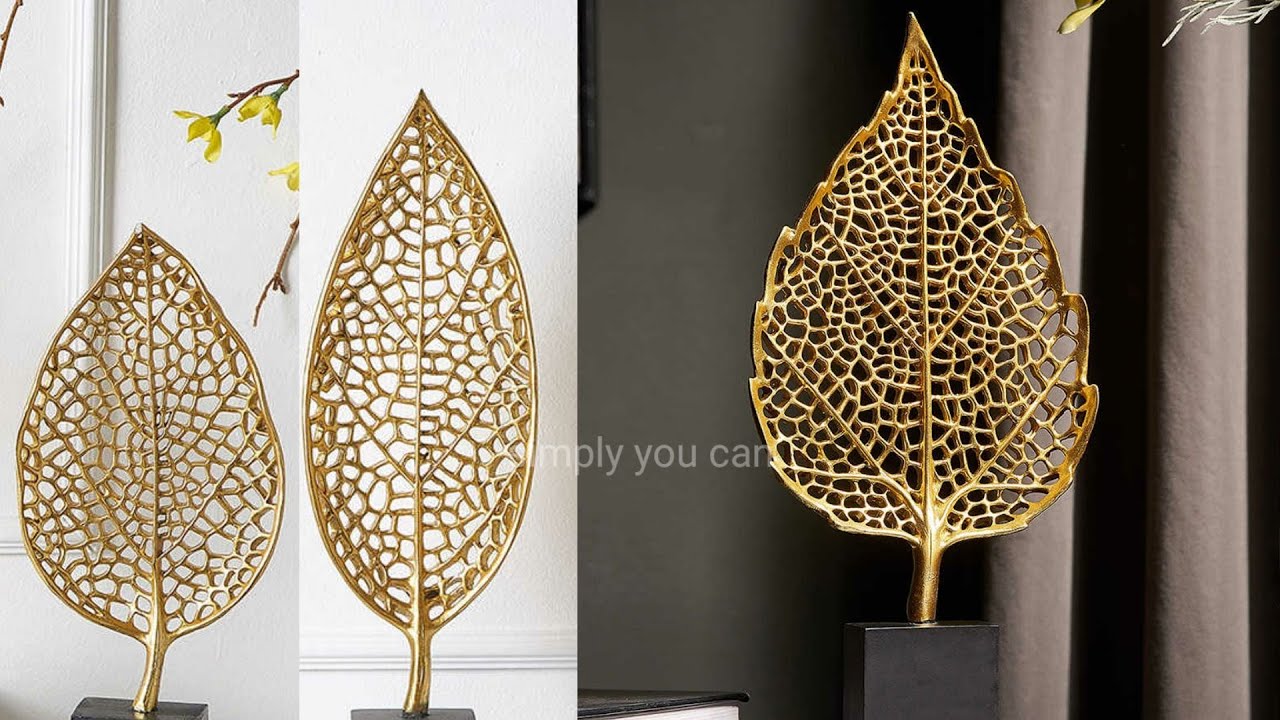 Glue Gun Crafts/Home Decor/Leaf Craft in Malayalam/Glue gun Art/Home Decor in Malayalam/Diy