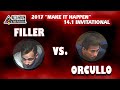 Straight Pool: Joshua FILLER vs Dennis ORCULLO - 2017 14.1 ACCU-STATS Make It Happen Invitational