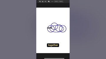 how to use the shape builder tool in #affinitydesigneripad #graphicdesign