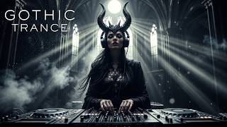 Gothic Devil Trance DJ Woman in Cathedral - Dark Hypnotic Trance Mix 2026