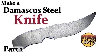 Make a Damascus Steel Knife without making Damascus steel