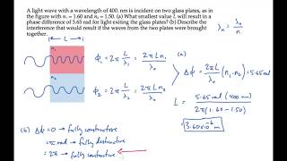 Optics: Interference. Level 1, Example 1