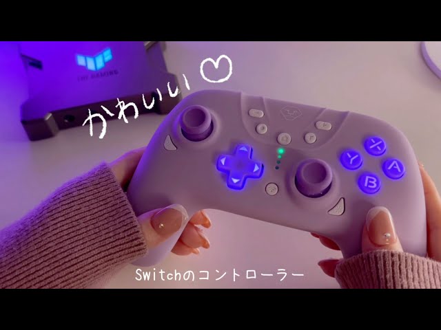 激カワ！値段3000円台で手に入る紫色のSwitch Proコントローラー