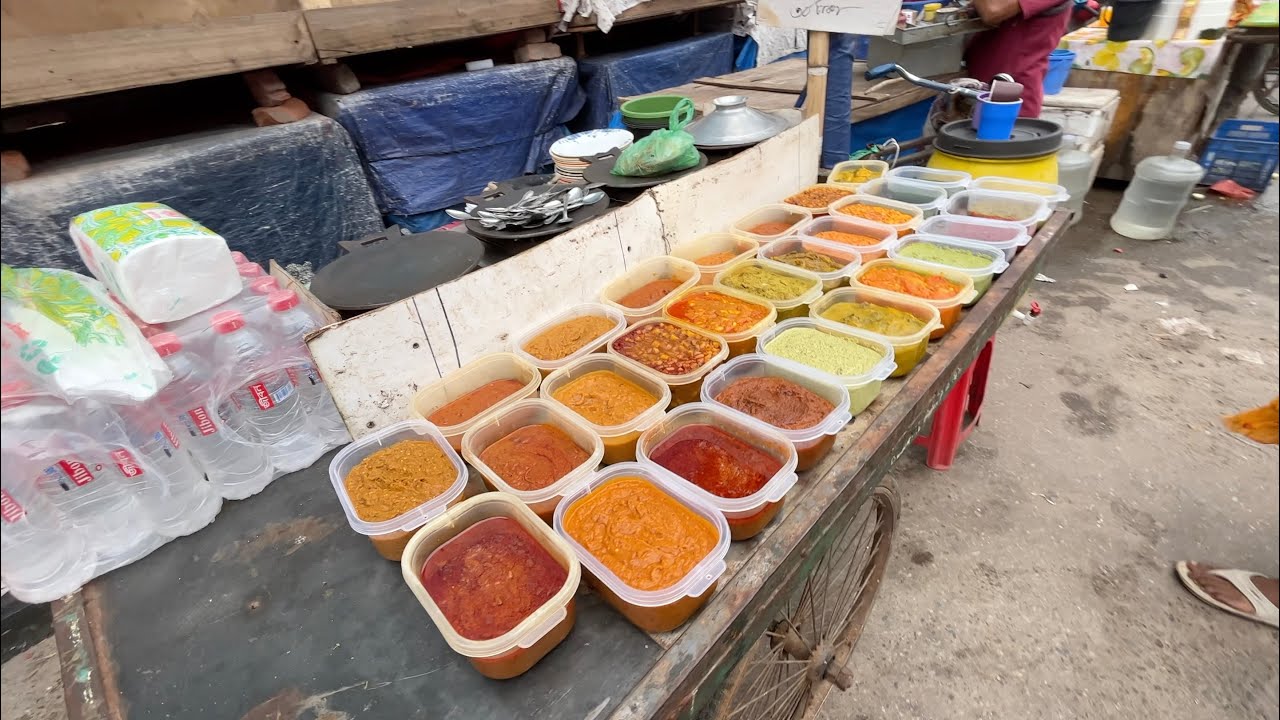 Dosa with 25 Types of Unique Chutney Street Food YouTube