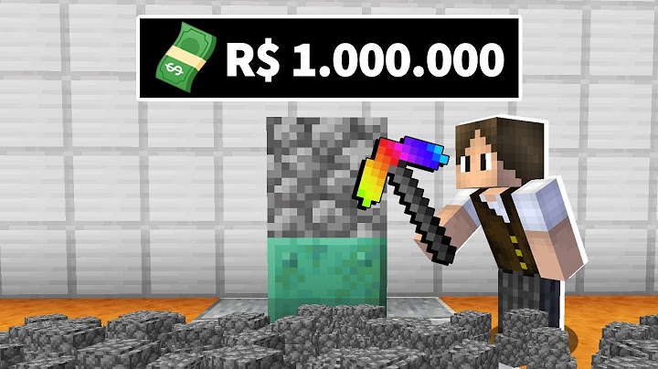 GANHEI MAIS DE 1.000.000 DE REAIS SÓ MINERANDO NO MINECRAFT!