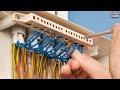 Oddly satisfying electric wires installation  diy project