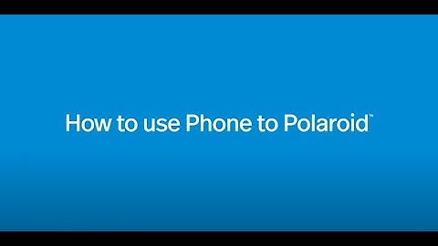 How to use Phone to Polaroid™: Single Exposure