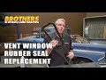 1960-63 Chevy & GMC Truck Vent Window Rebuild/Seal Replacement