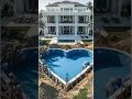 I Built a Luxury Heart-Shaped Swimming Pool at My Villa #luxurypool