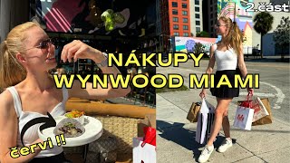 Nákupy Wynwood Miami 🛍️ 🎨Hmyz k obědu?! 🪱🦗Část 2