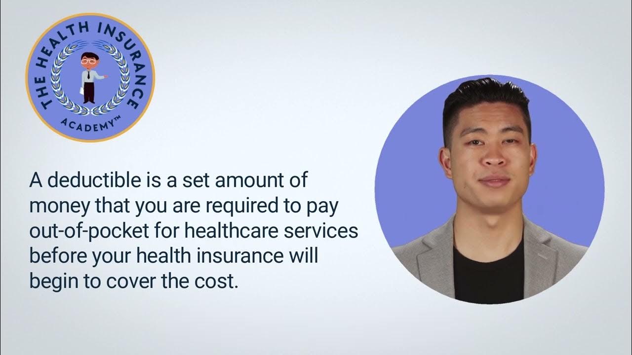 What is a deductible and how does it work? YouTube