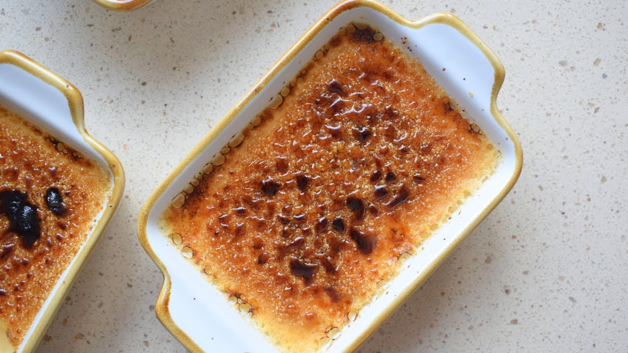 Receta crème brûlée.
