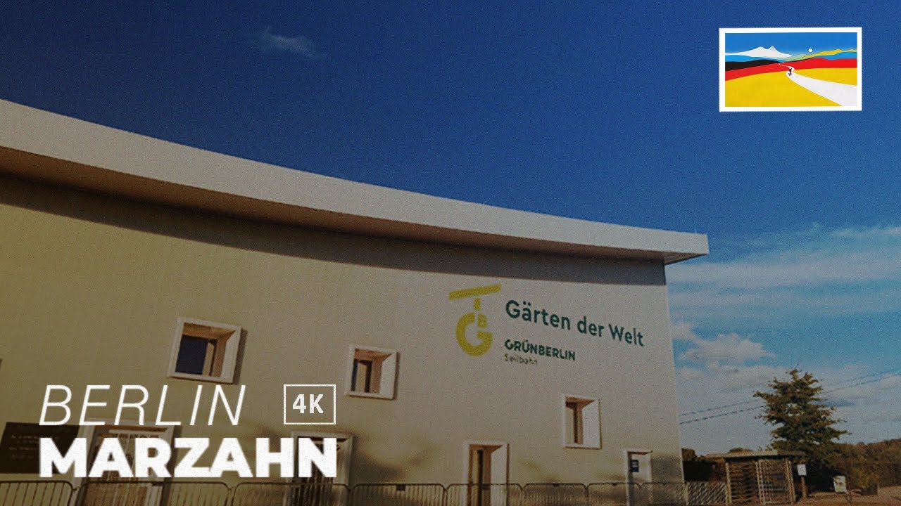 Какой зеленый Марзан! 🤯 [4K] Пешеходная экскурсия по Восточному Берлину, Германия 🌳
