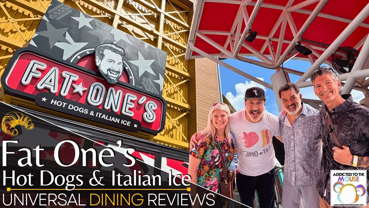 Trying Fat-One's - Joey Fatone's NEW CityWalk Hot Dog Spot | Universal Dining Review