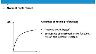 Consumer Behavior and Economic Decision Making Week 2: Utility