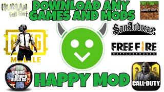 How To Download Happy Mod App Latest Version | Download All Paid Games And Mods For Free screenshot 3