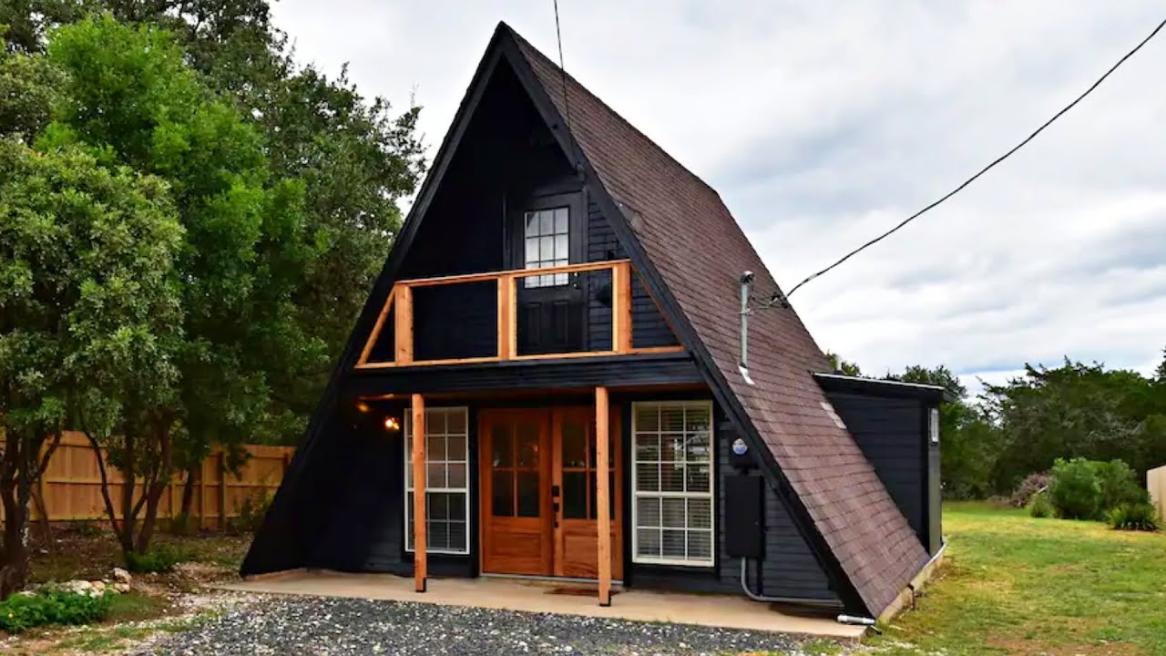 Absolutely Stunning A-Frame Home on Canyon Lake in TX