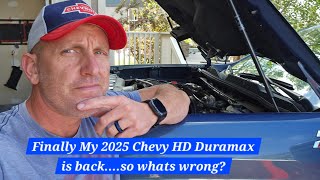 2025 Chevy 2500HD Duramax Problems....so what did they do?