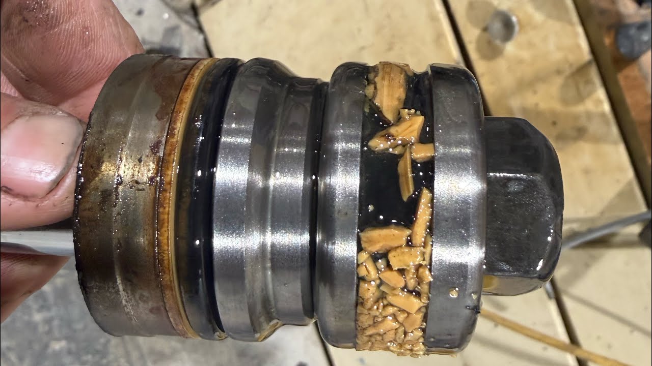 Allen engineered hd550 ride on power trowel hydraulic pitch cylinder rebuild  