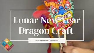 Lunar New Year Dragon Craft