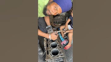 How to jcb engine piston clearance check #shortsfeed #automobile #jcb #repair #machine #usa #volvo