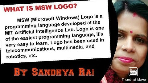 Computer Class 3 Chapter 8 Introduction of MSWLOGO Part 2