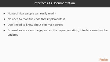 Mastering Drupal 8 Development : Defining an Interface| packtpub.com