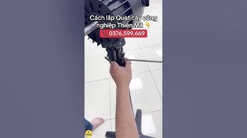 Cách lắp đặt Quạt cây đứng công nghiệp Wing, 0376599669