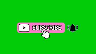 Green screen Sub Button Pink Animasi