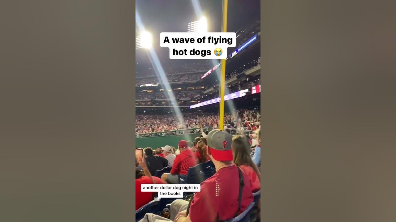 Dollar dog night at the Phillies game got out of hand 😂 (via  @erickamcdermott/TT)