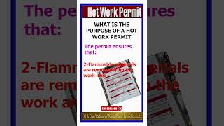 Hot Work Permit Explained // Gulf Civil Engineer