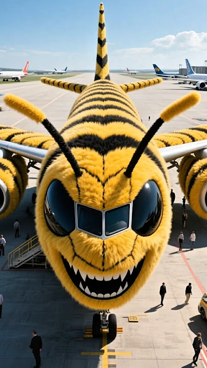 Bee Airplane #aeroplane #airplane #plane #uniqueairplane #aviation # #aforaeriplane