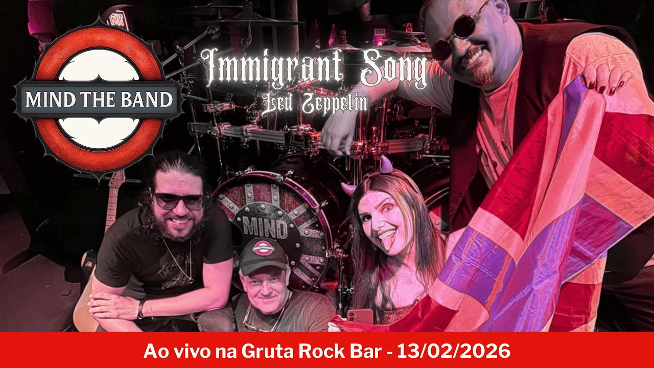 Immigrant Song (Led Zeppelin) - Cover ao vivo | MIND THE BAND (Gruta Rock Bar, 13/02/2026)