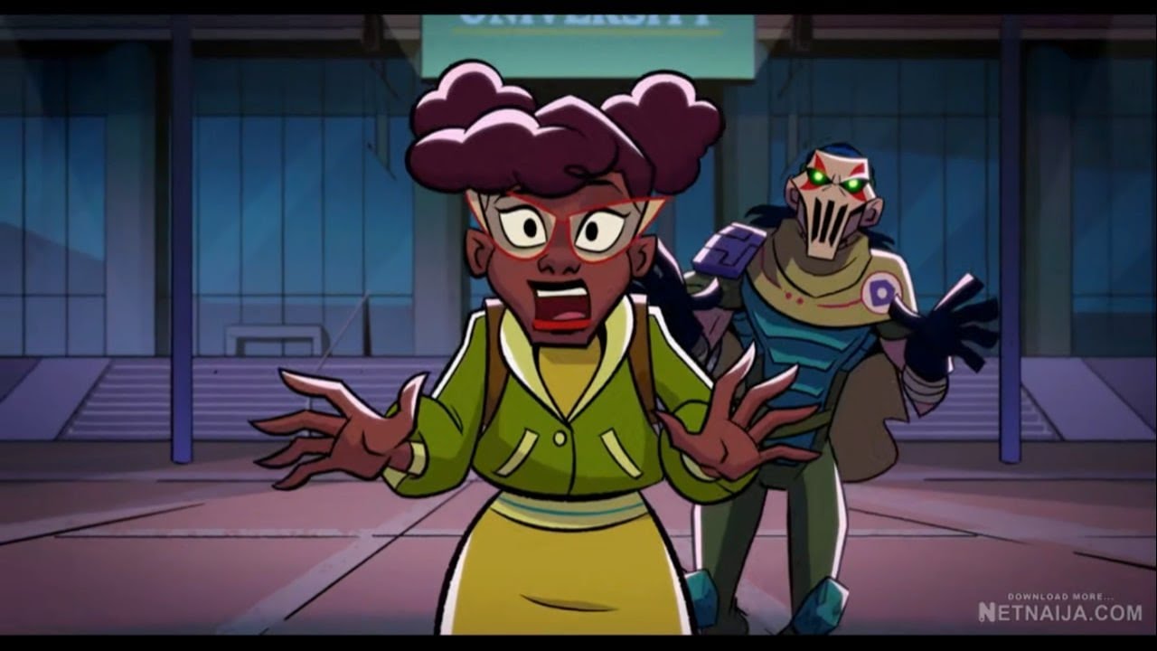 Rise of the Teenage Mutant Ninja Turtles Scene Casey Jones meeting