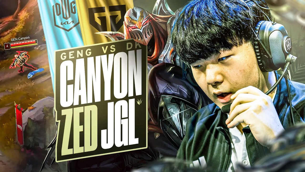 ZED JUNGLE LOCKED IN BY CANYON - GENG VS DK LCK SPRING 2025