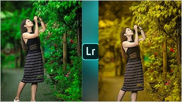Lightroom aqua and orange colour effect photo editing tutorial | Lightroom background colour change