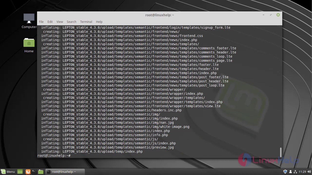 How to Install Lepton CMS on Linux Mint 19 - YouTube