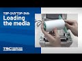 TSC TDP-247/TDP-345: Loading the media
