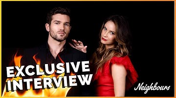 Ben Hall & Christie Whelan Browne EXCLUSIVE Interview | Neighbours