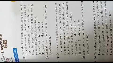 Class 6th Exercise #6B question no.1 (part 1)