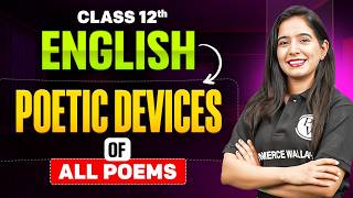 Class 12 English All Poems Poetic Devices🔥 | Complete Revision for Boards 2026