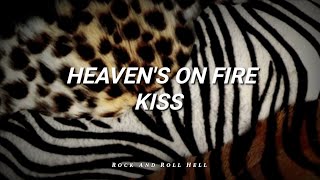 KISS - Heaven's On Fire (Subtitulado En Español   Lyrics)