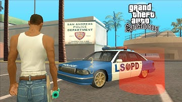 How To Join Police in GTA SAN ANDREAS? (CJ Became a COP!)