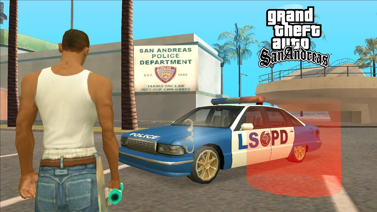 How To Join Police in GTA SAN ANDREAS? (CJ Became a COP!) - YouTube