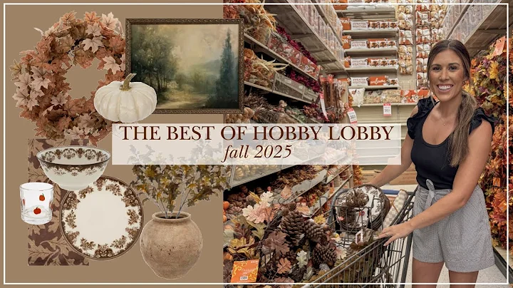 HOBBY LOBBY FALL 2025 | Vintage Inspired Finds + Fall Decor Haul 🍂