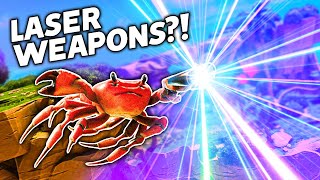 Crab champions added LASER WEAPONS