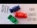 Easy DIY Paper Mini Candies Gift Boxes | Cute Gift Idea 🎁🍬